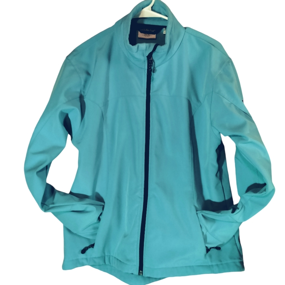 Black Diamond Womens Blue Soft Shell Jacket XL Outdoor Waterproof Wind Resistant